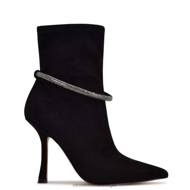 Nine West L48XT2952 zwart suède Ferba jurk laarsjes