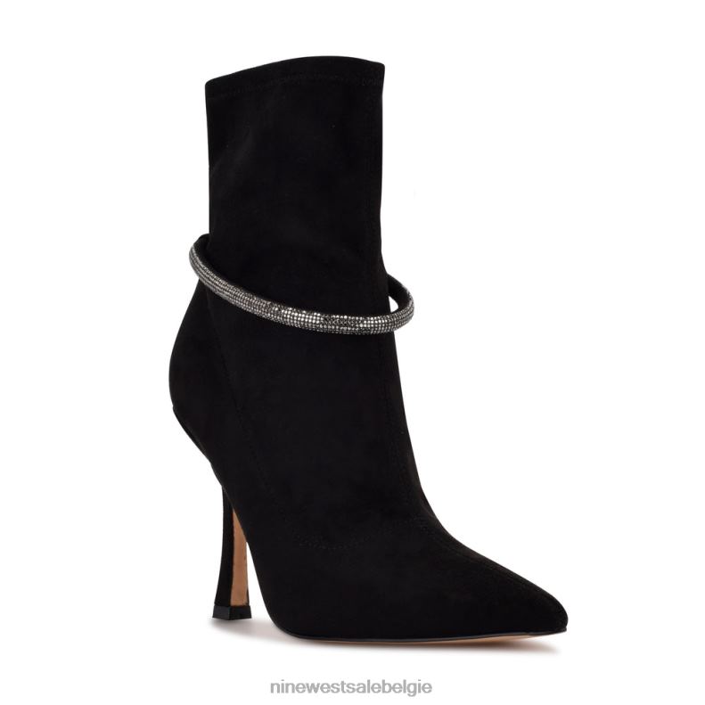 Nine West L48XT2952 zwart suède Ferba jurk laarsjes