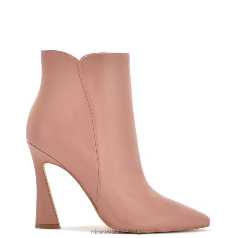 Nine West L48XT2953 licht roest leer torrie jurk laarsjes