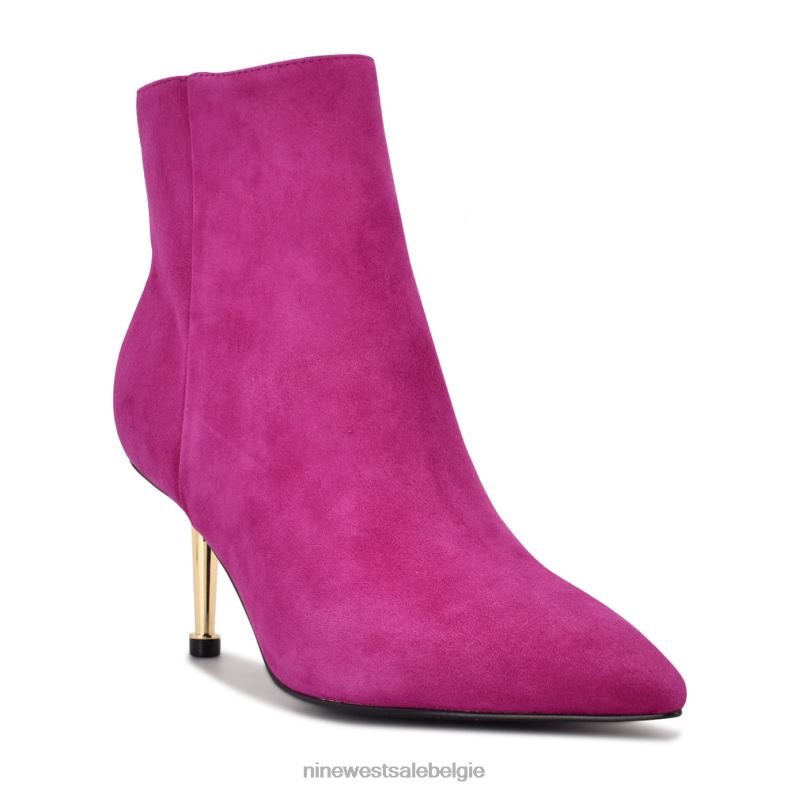 Nine West L48XT923 roze suède ritaa jurk laarsjes