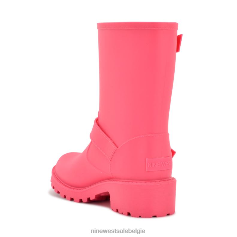 Nine West L48XT933 roze ritten laarsjes met lugzool