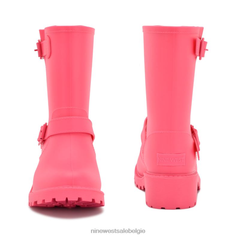 Nine West L48XT933 roze ritten laarsjes met lugzool