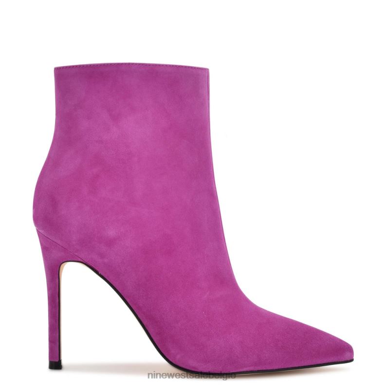 Nine West L48XT950 magenta suède Farrah jurk laarsjes