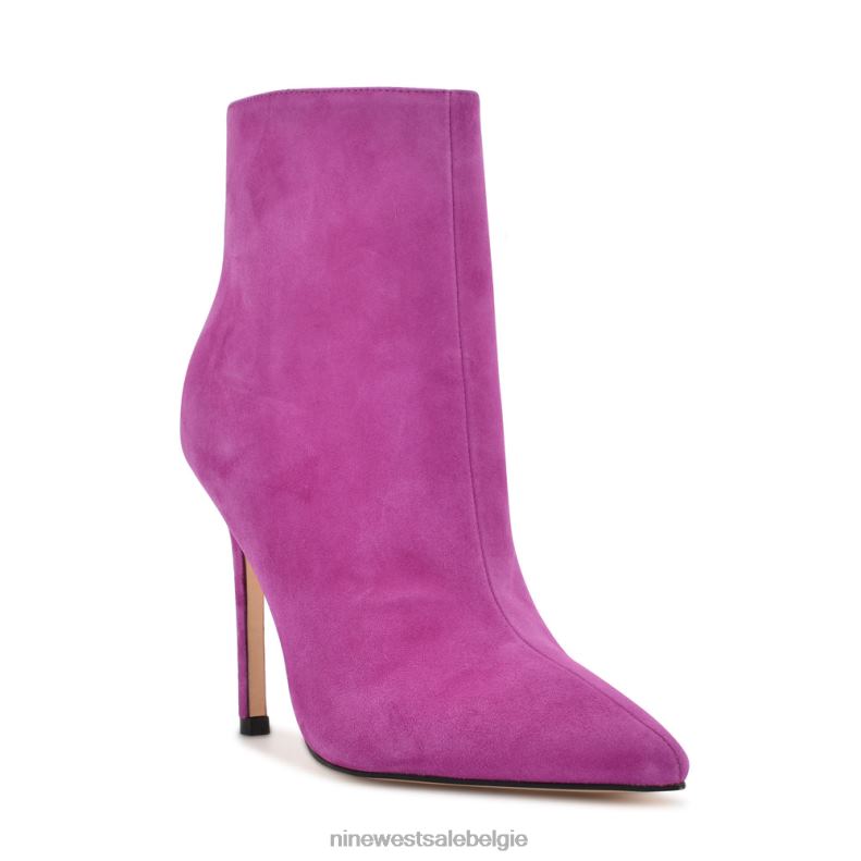 Nine West L48XT950 magenta suède Farrah jurk laarsjes