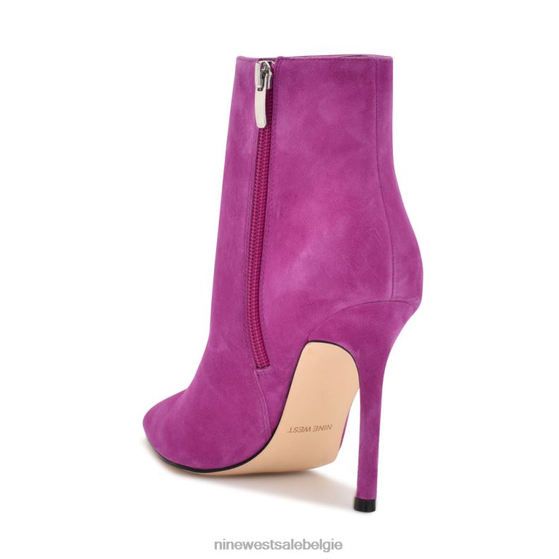 Nine West L48XT950 magenta suède Farrah jurk laarsjes