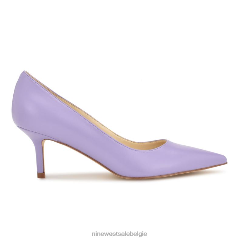 Nine West L48XT1157 lichtpaars Arlene pumps met puntige neus