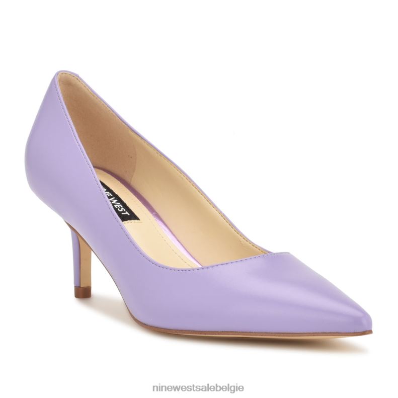 Nine West L48XT1157 lichtpaars Arlene pumps met puntige neus