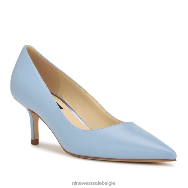 Nine West L48XT1158 lichtblauw Arlene pumps met puntige neus