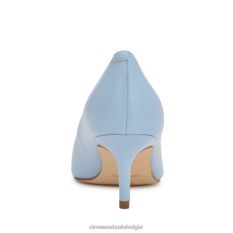 Nine West L48XT1158 lichtblauw Arlene pumps met puntige neus