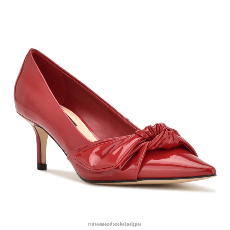 Nine West L48XT1159 rood patent andee jurkpumps