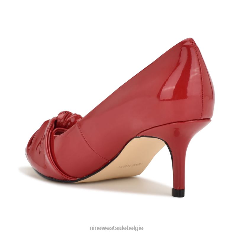 Nine West L48XT1159 rood patent andee jurkpumps