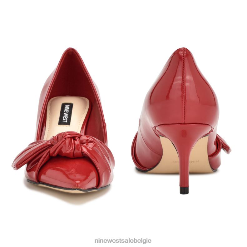 Nine West L48XT1159 rood patent andee jurkpumps