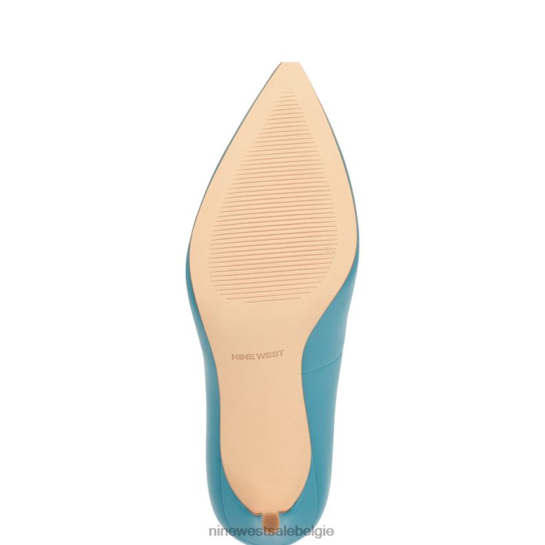 Nine West L48XT1182 donker aquablauw Ezra pumps met puntige neus