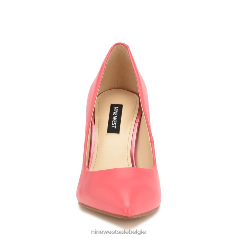 Nine West L48XT1183 koraal Ezra pumps met puntige neus