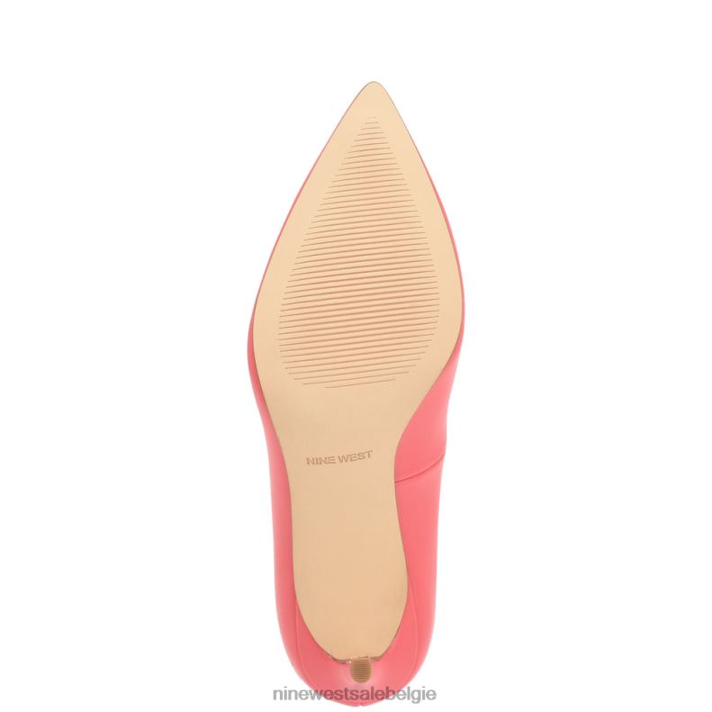 Nine West L48XT1183 koraal Ezra pumps met puntige neus