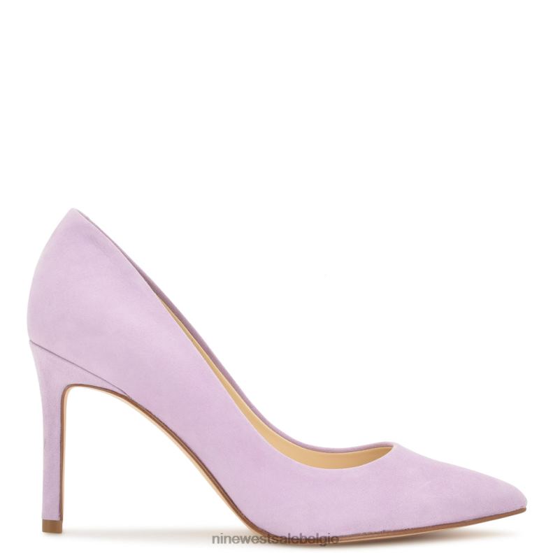 Nine West L48XT1188 lichtpaars Ezra pumps met puntige neus