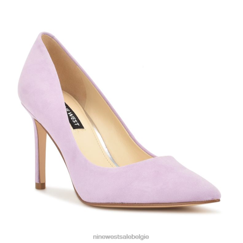 Nine West L48XT1188 lichtpaars Ezra pumps met puntige neus