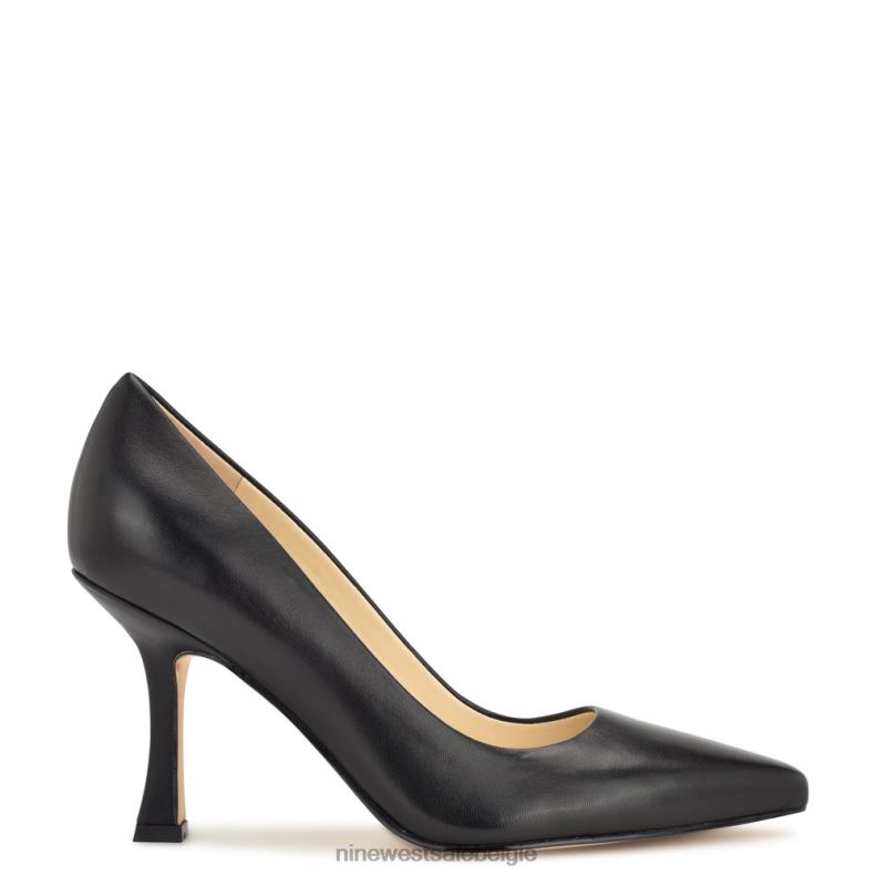 Nine West L48XT1193 zwart leer soorten puntige teenpumps