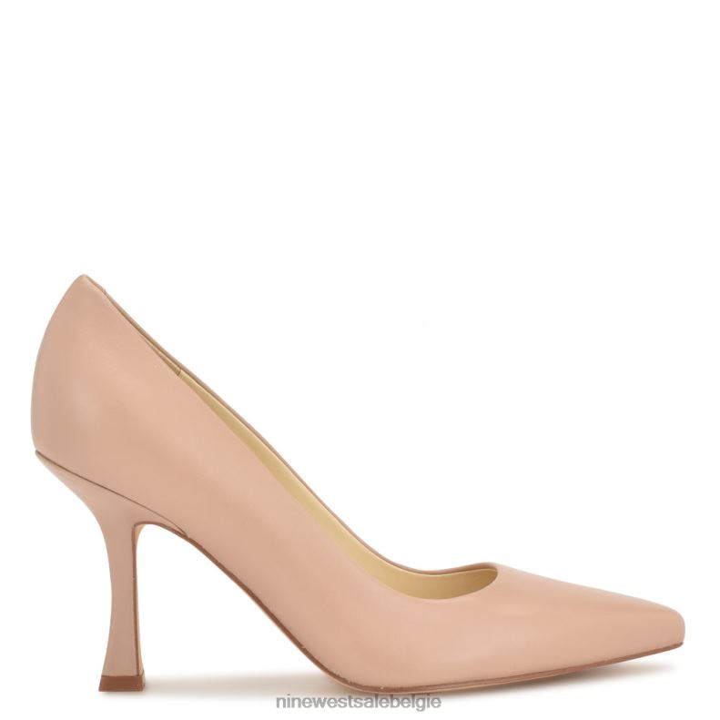 Nine West L48XT1194 nauwelijks naakt leer soorten puntige teenpumps