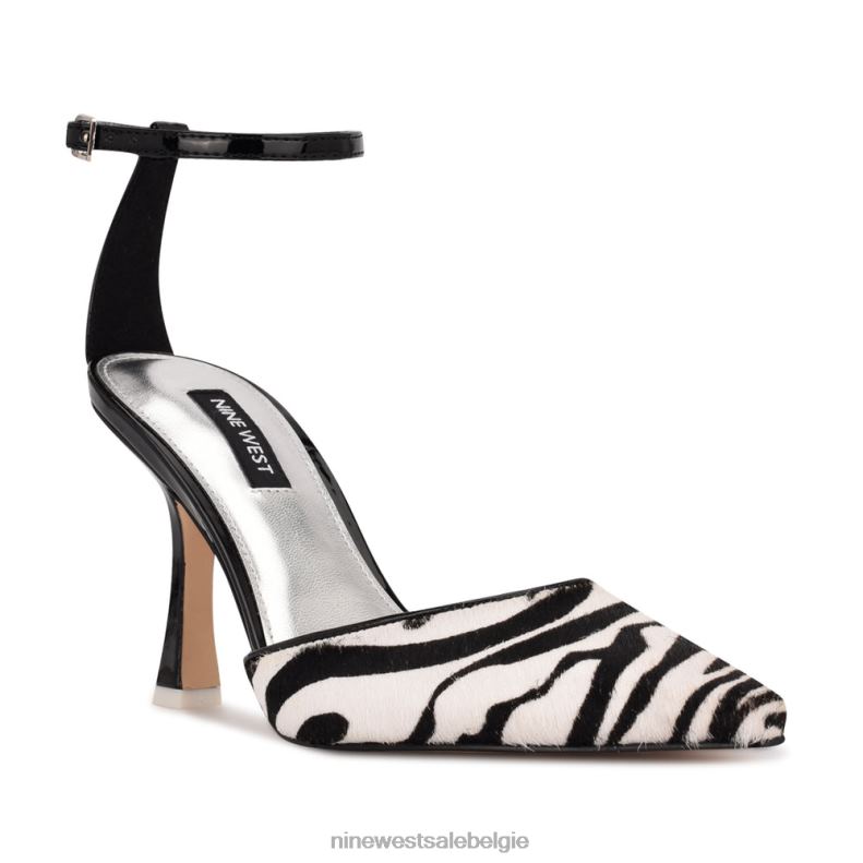 Nine West L48XT1209mooi gevormde puntige pumps met enkelbandjes