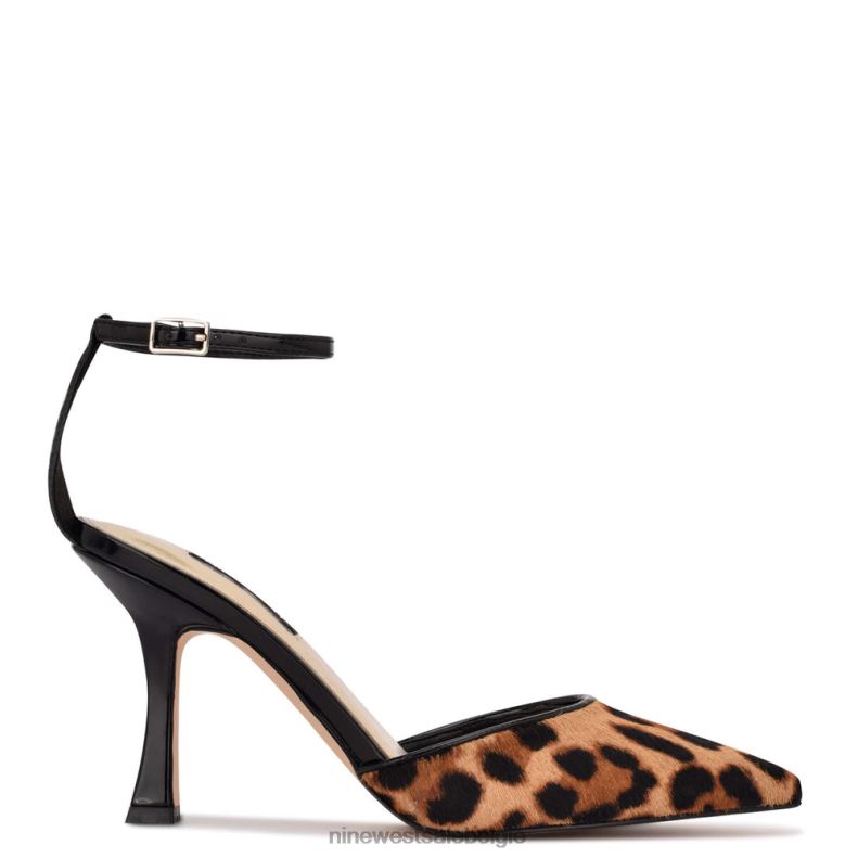 Nine West L48XT1213mooi gevormde puntige pumps met enkelbandjes