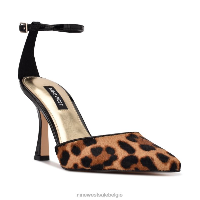 Nine West L48XT1213mooi gevormde puntige pumps met enkelbandjes