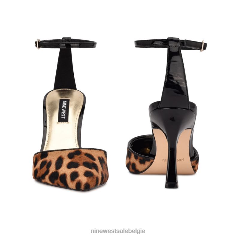 Nine West L48XT1213mooi gevormde puntige pumps met enkelbandjes