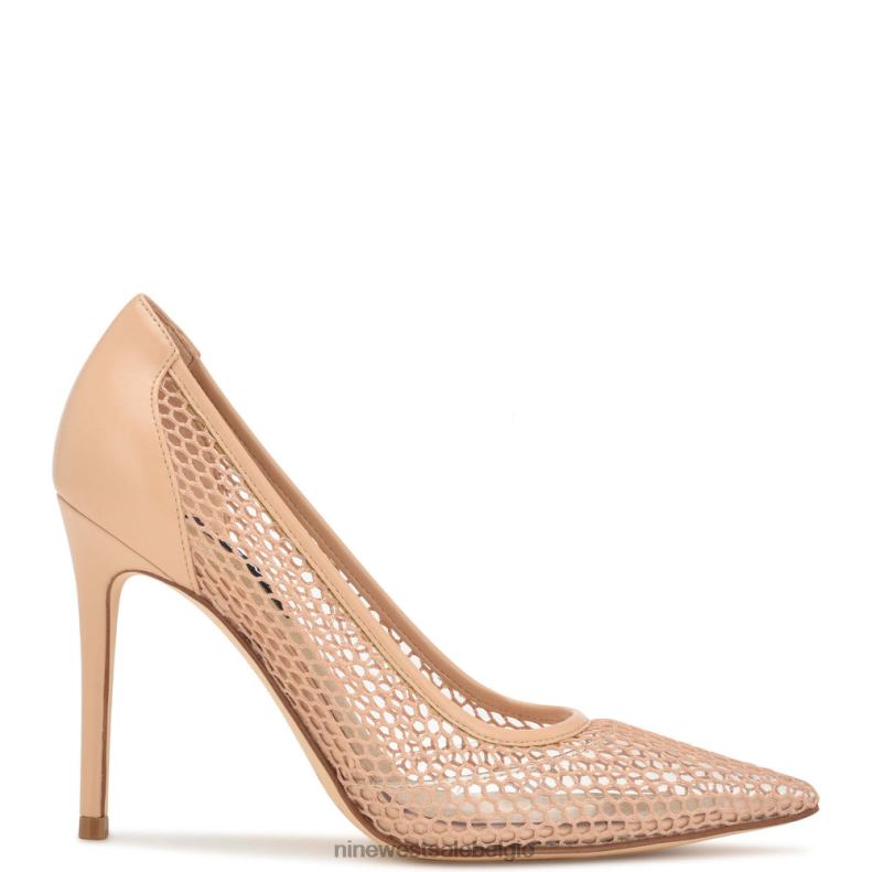 Nine West L48XT1404 lichtroze flings mesh-pompen