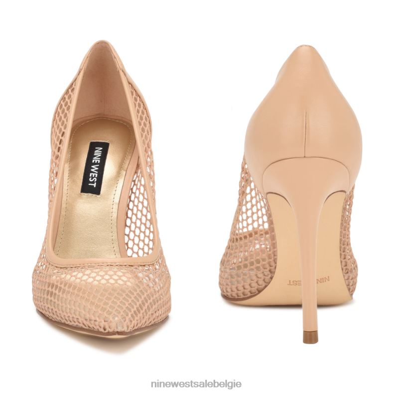 Nine West L48XT1404 lichtroze flings mesh-pompen