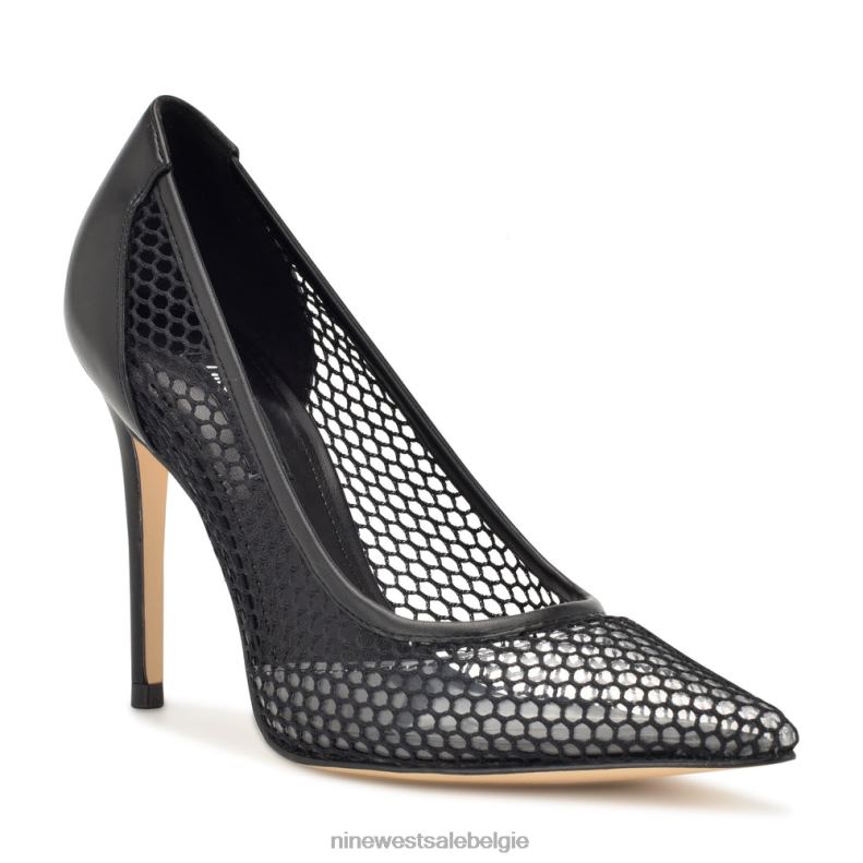 Nine West L48XT1405 zwart flings mesh-pompen