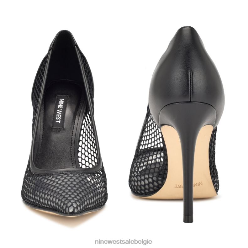 Nine West L48XT1405 zwart flings mesh-pompen