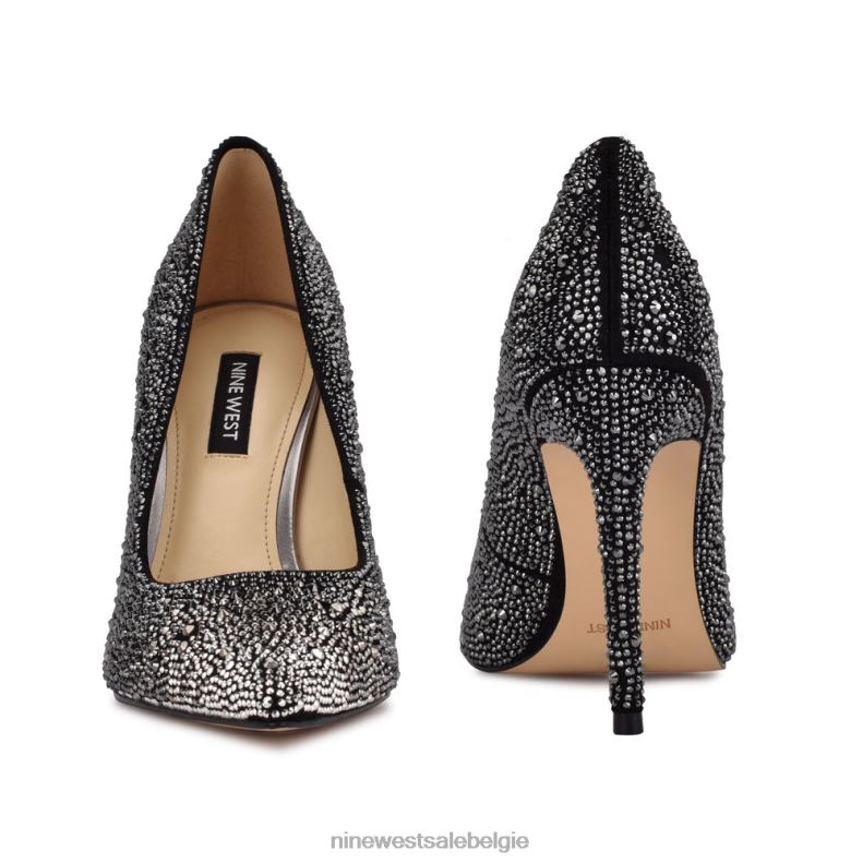 Nine West L48XT1436frisse puntige pumps met strass steentjes