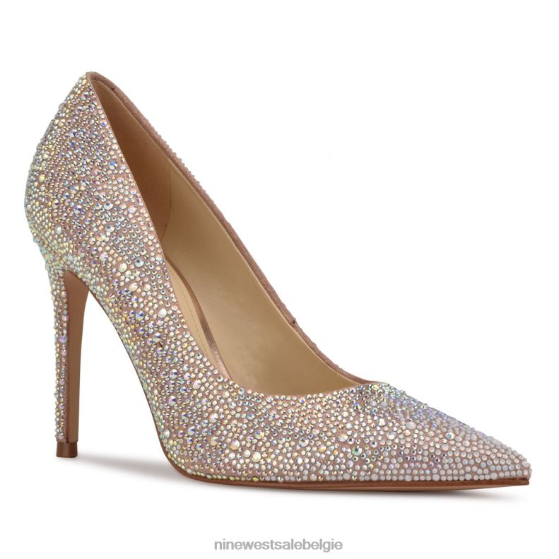 Nine West L48XT1437frisse puntige pumps met strass steentjes