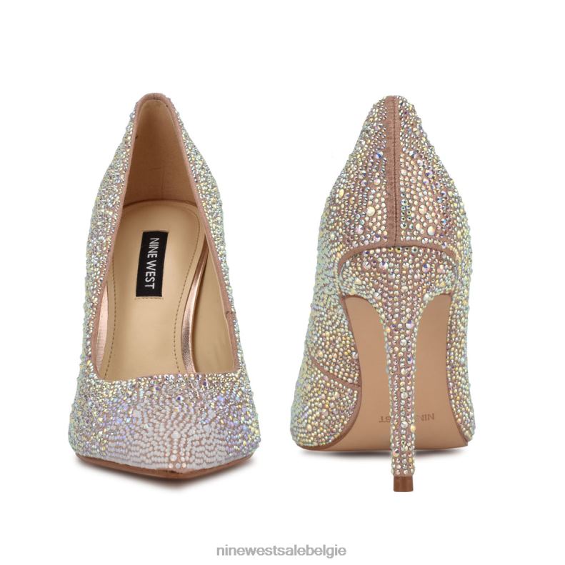 Nine West L48XT1437frisse puntige pumps met strass steentjes