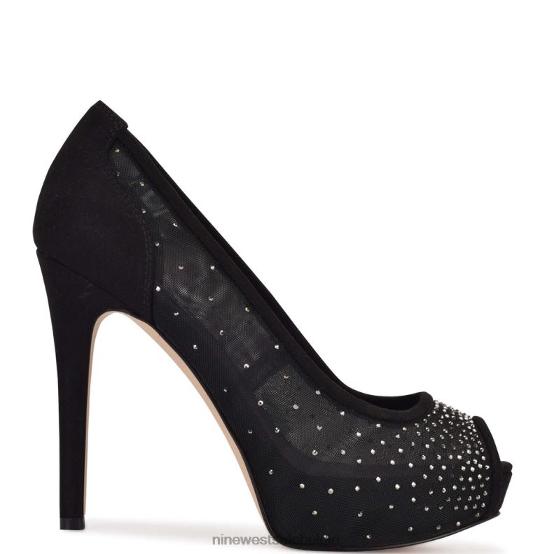 Nine West L48XT1449hizzie platformpumps met peeptoe