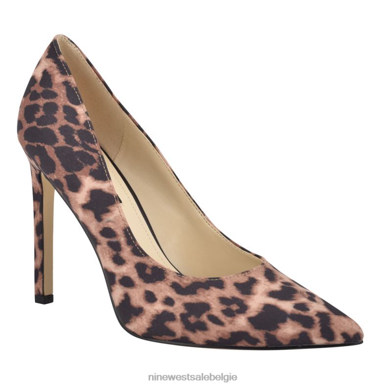 Nine West L48XT1483 luipaard Tatiana pumps met puntige neus