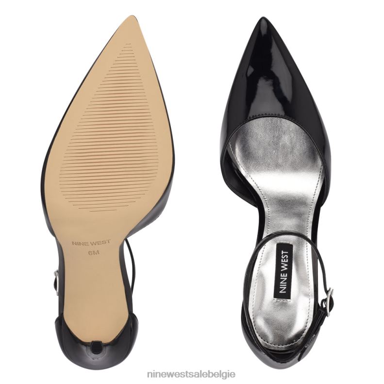 Nine West L48XT1650Faiz pumps met puntige neus en enkelbandje