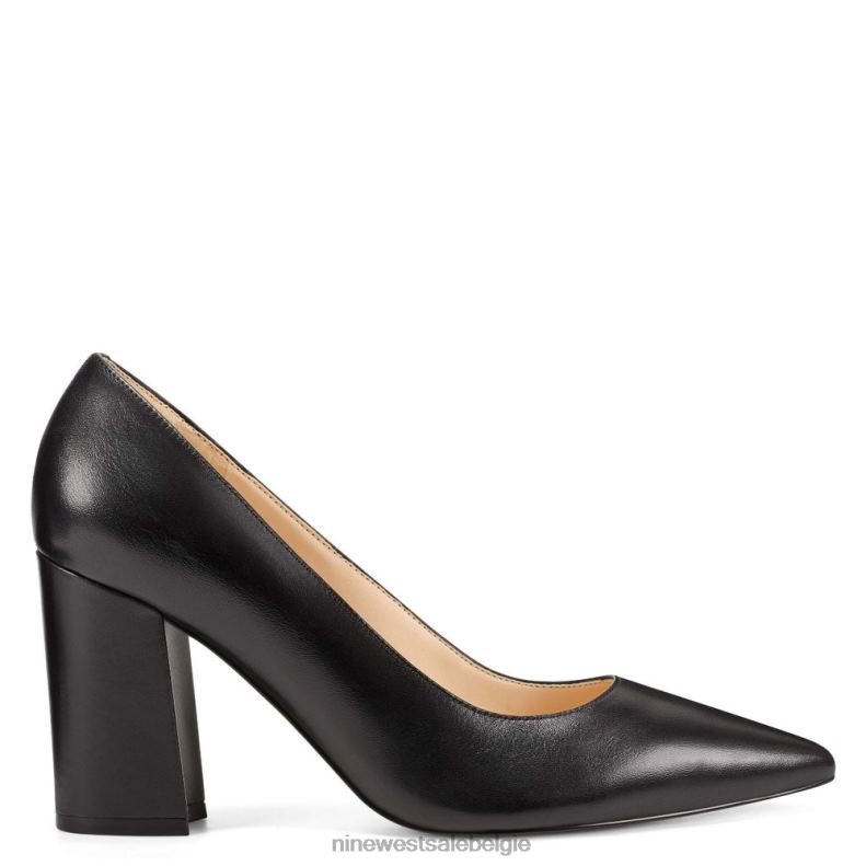 Nine West L48XT2370 zwart leer cara jurkpumps