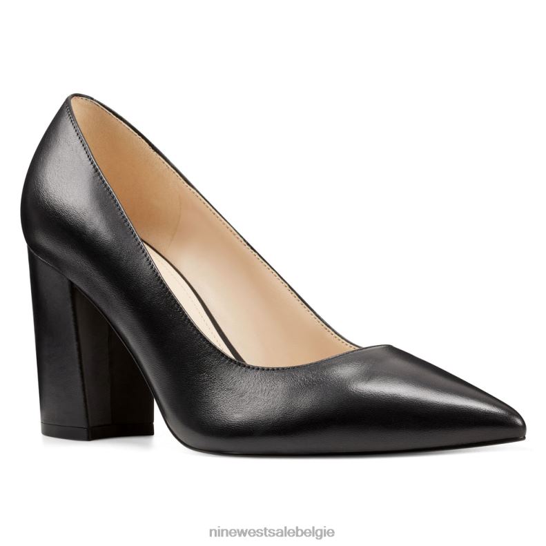 Nine West L48XT2370 zwart leer cara jurkpumps