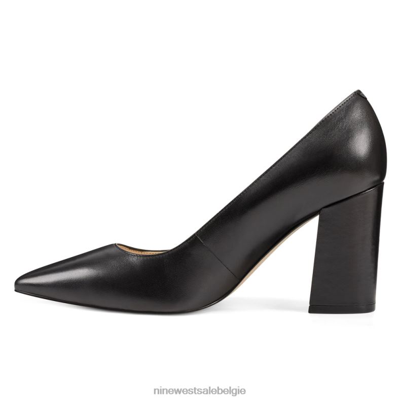 Nine West L48XT2370 zwart leer cara jurkpumps