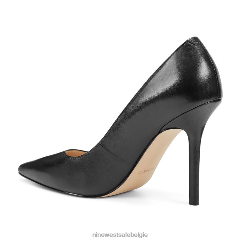 Nine West L48XT2379 zwart leer bliss puntige teenpumps