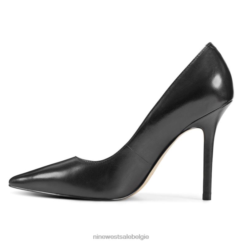 Nine West L48XT2379 zwart leer bliss puntige teenpumps