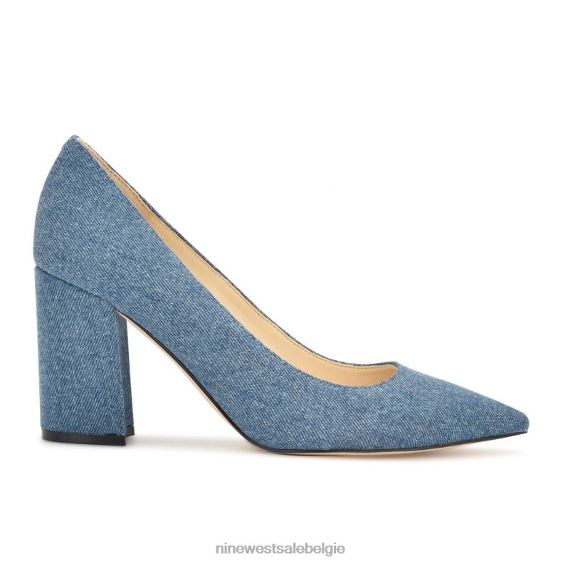 Nine West L48XT868 blauwe denim cara jurkpumps