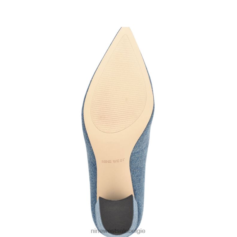 Nine West L48XT868 blauwe denim cara jurkpumps