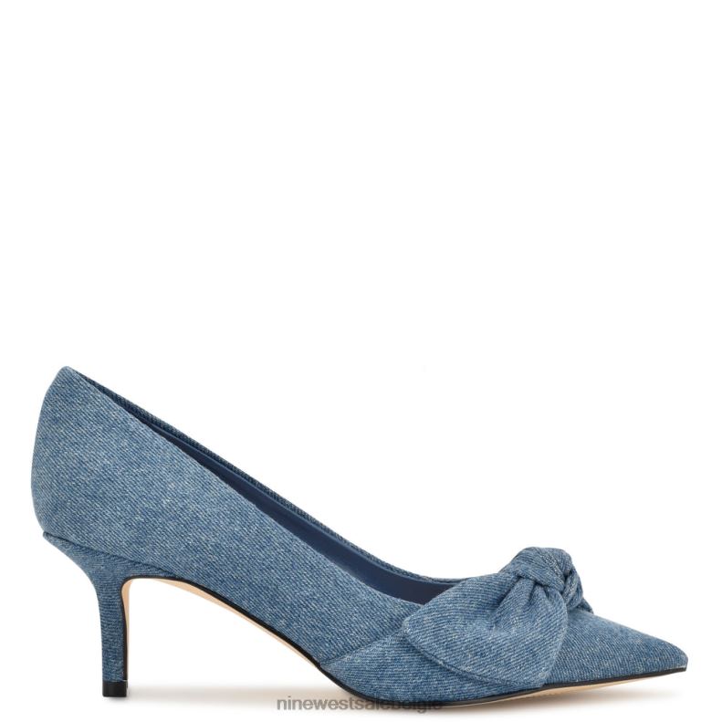 Nine West L48XT870 blauwe denim andee jurkpumps