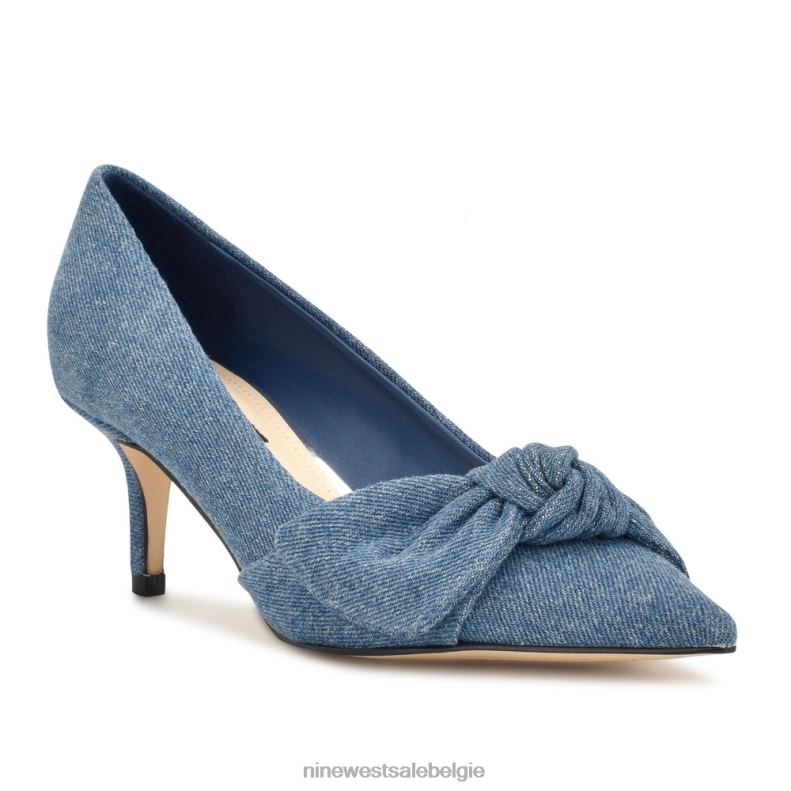 Nine West L48XT870 blauwe denim andee jurkpumps