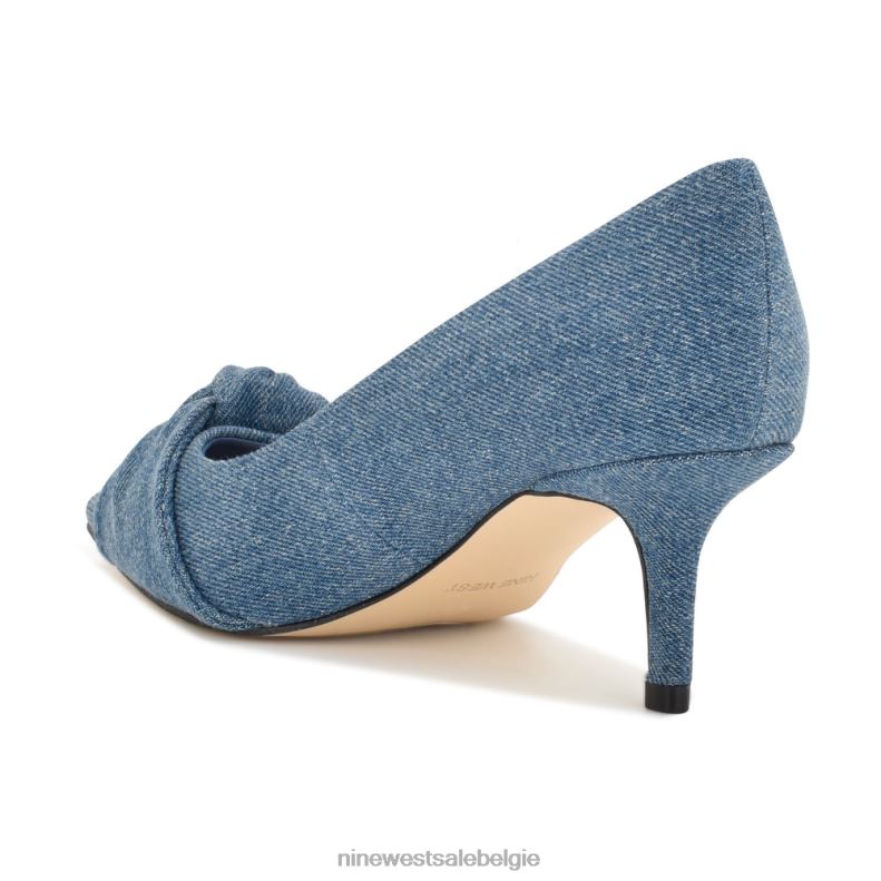 Nine West L48XT870 blauwe denim andee jurkpumps