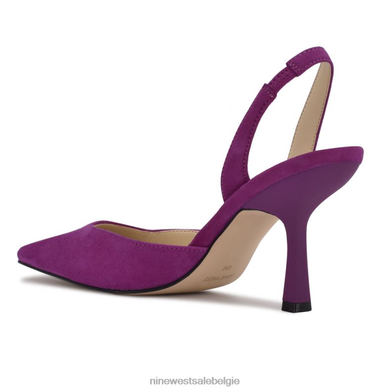 Nine West L48XT1056haast je met snip-teen slingbacks met hakken