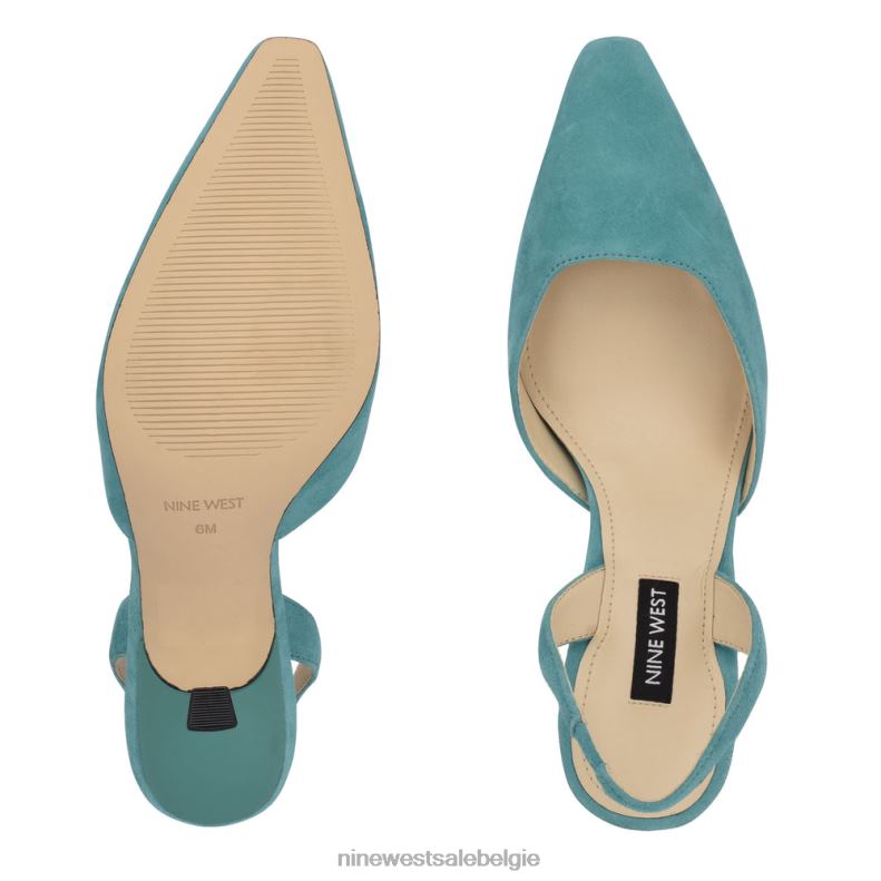 Nine West L48XT1057haast je met snip-teen slingbacks met hakken