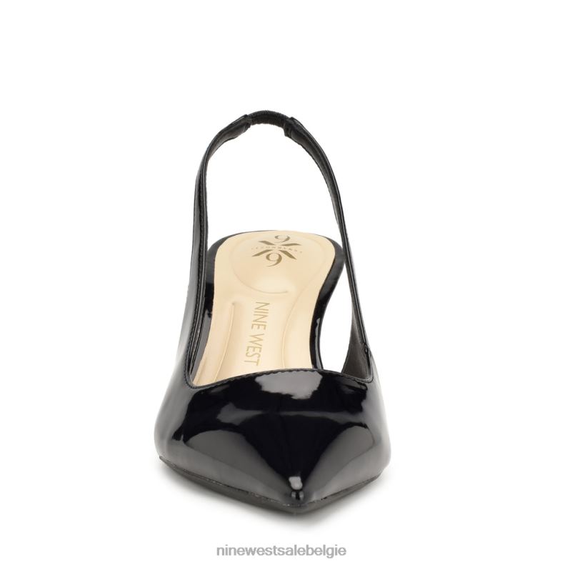 Nine West L48XT1088 pikzwart Kately 9x9 slingback-pompen